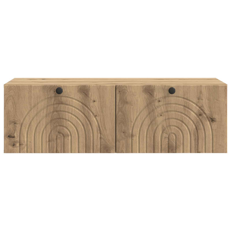 Szafka RTV montowana na ścianie Dąb artisan 99 x 41 x 30 cm