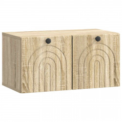 Szafka RTV montowana na ścianie dąb Sonoma 59,5 x 31 x 30 cm
