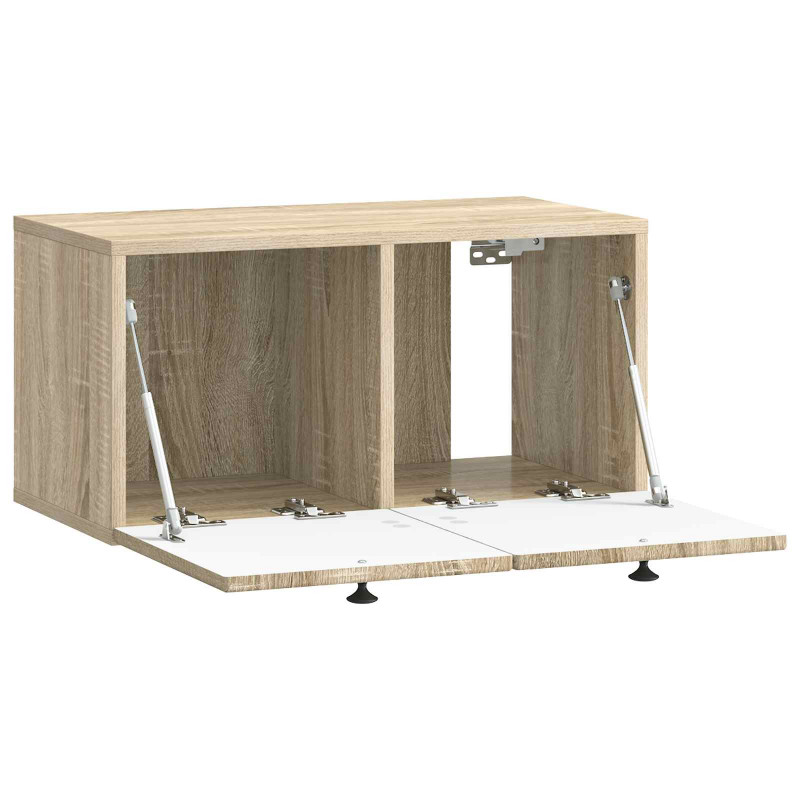 Szafka RTV montowana na ścianie dąb Sonoma 59,5 x 31 x 30 cm