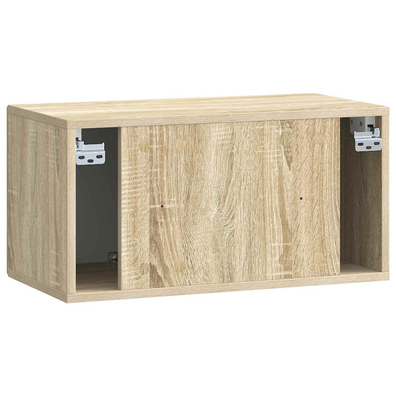 Szafka RTV montowana na ścianie dąb Sonoma 59,5 x 31 x 30 cm