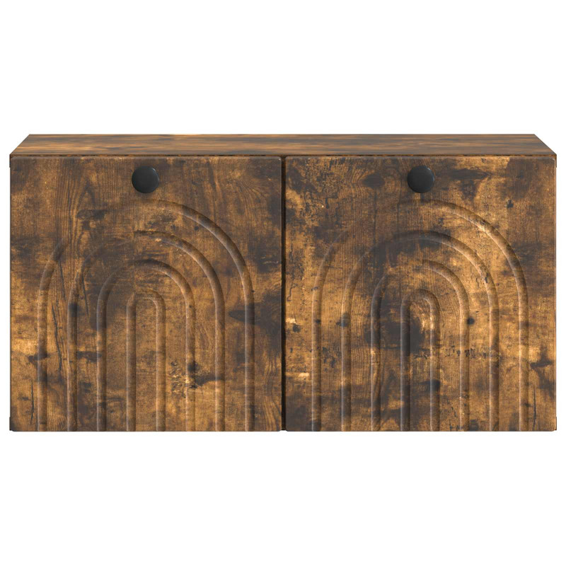 Szafka RTV montowana na ścianie Dąb wędzony 59,5 x 31 x 30 cm