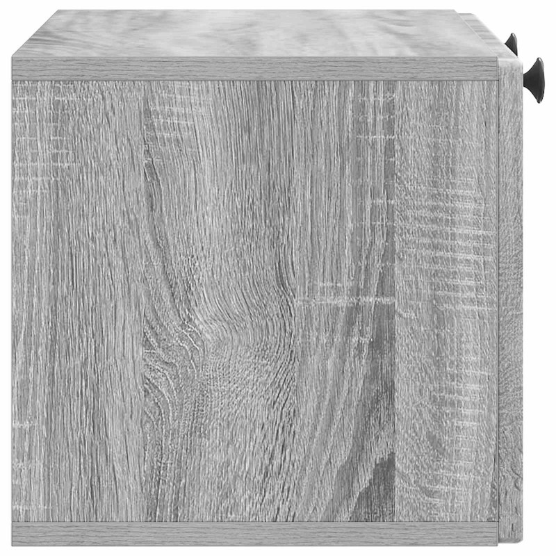 Szafka RTV montowana na ścianie Szary Sonoma 59,5 x 31 x 30 cm