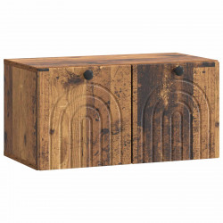 Szafka RTV montowana na ścianie Stare drewno 59,5 x 31 x 30 cm