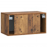 Szafka RTV montowana na ścianie Stare drewno 59,5 x 31 x 30 cm