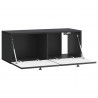 Szafka RTV montowana na ścianie Czarny 78,5 x 31 x 30 cm