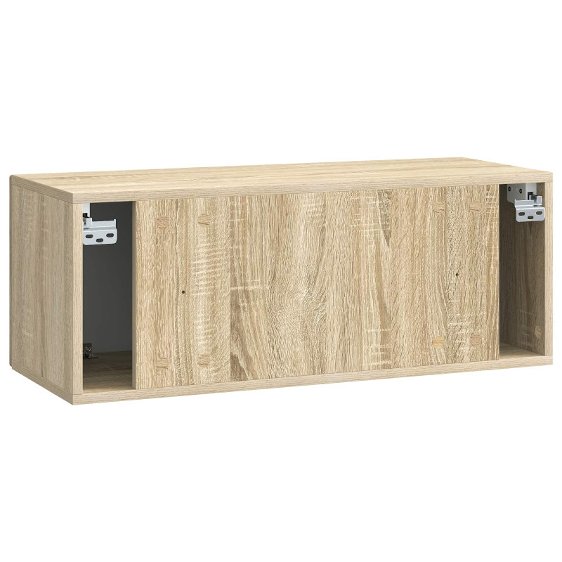 Szafka RTV montowana na ścianie dąb Sonoma 78,5 x 31 x 30 cm
