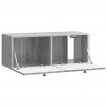 Szafka RTV montowana na ścianie Szary Sonoma 78,5 x 31 x 30 cm