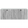Szafka RTV montowana na ścianie Szary Sonoma 78,5 x 31 x 30 cm