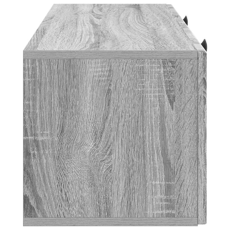 Szafka RTV montowana na ścianie Szary Sonoma 78,5 x 31 x 30 cm