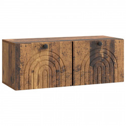 Szafka RTV montowana na ścianie Stare drewno 78,5 x 31 x 30 cm