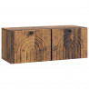 Szafka RTV montowana na ścianie Stare drewno 78,5 x 31 x 30 cm