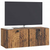 Szafka RTV montowana na ścianie Stare drewno 78,5 x 31 x 30 cm
