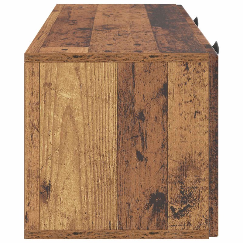 Szafka RTV montowana na ścianie Stare drewno 78,5 x 31 x 30 cm