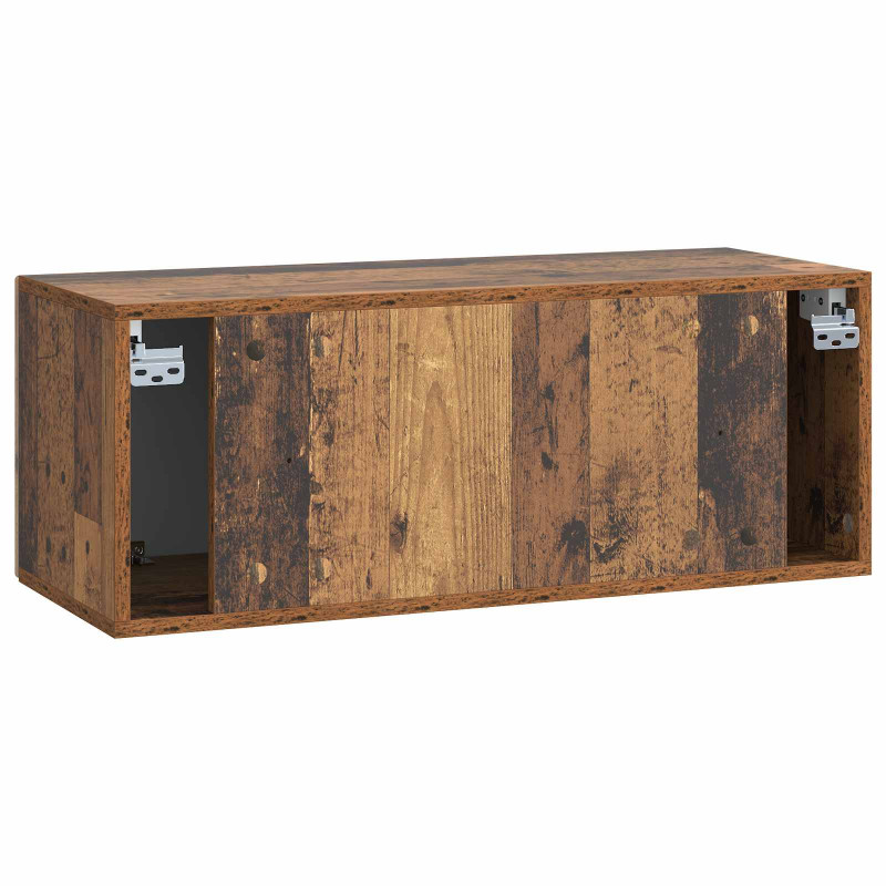Szafka RTV montowana na ścianie Stare drewno 78,5 x 31 x 30 cm