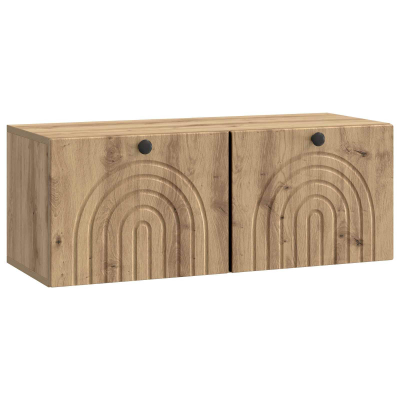 Szafka RTV montowana na ścianie Dąb artisan 78,5 x 31 x 30 cm