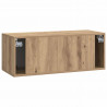 Szafka RTV montowana na ścianie Dąb artisan 78,5 x 31 x 30 cm