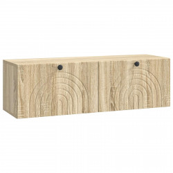 Szafka RTV montowana na ścianie dąb Sonoma 98 x 31 x 30 cm