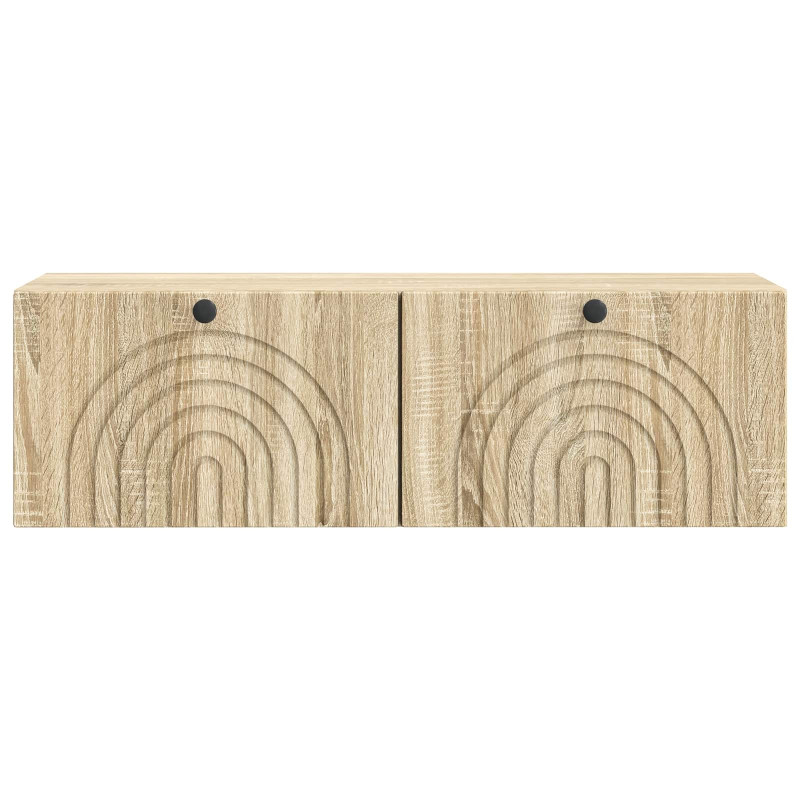 Szafka RTV montowana na ścianie dąb Sonoma 98 x 31 x 30 cm