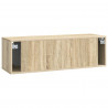Szafka RTV montowana na ścianie dąb Sonoma 98 x 31 x 30 cm