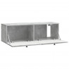 Szafka RTV montowana na ścianie Betonowy szary 98 x 31 x 30 cm