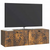 Szafka RTV montowana na ścianie Dąb wędzony 98 x 31 x 30 cm