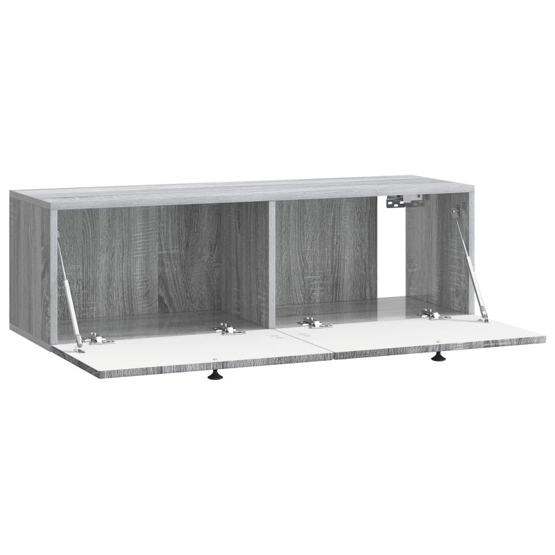 Szafka RTV montowana na ścianie Szary Sonoma 98 x 31 x 30 cm