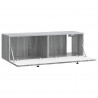 Szafka RTV montowana na ścianie Szary Sonoma 98 x 31 x 30 cm