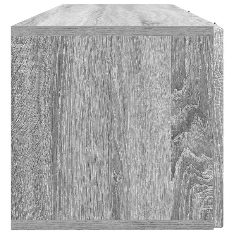Szafka RTV montowana na ścianie Szary Sonoma 98 x 31 x 30 cm