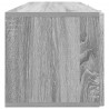 Szafka RTV montowana na ścianie Szary Sonoma 98 x 31 x 30 cm