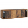 Szafka RTV montowana na ścianie Stare drewno 98 x 31 x 30 cm