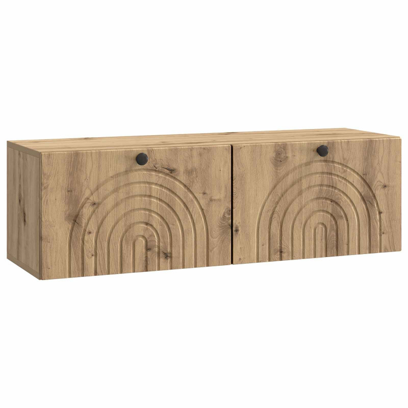 Szafka RTV montowana na ścianie Dąb artisan 98 x 31 x 30 cm