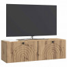 Szafka RTV montowana na ścianie Dąb artisan 98 x 31 x 30 cm