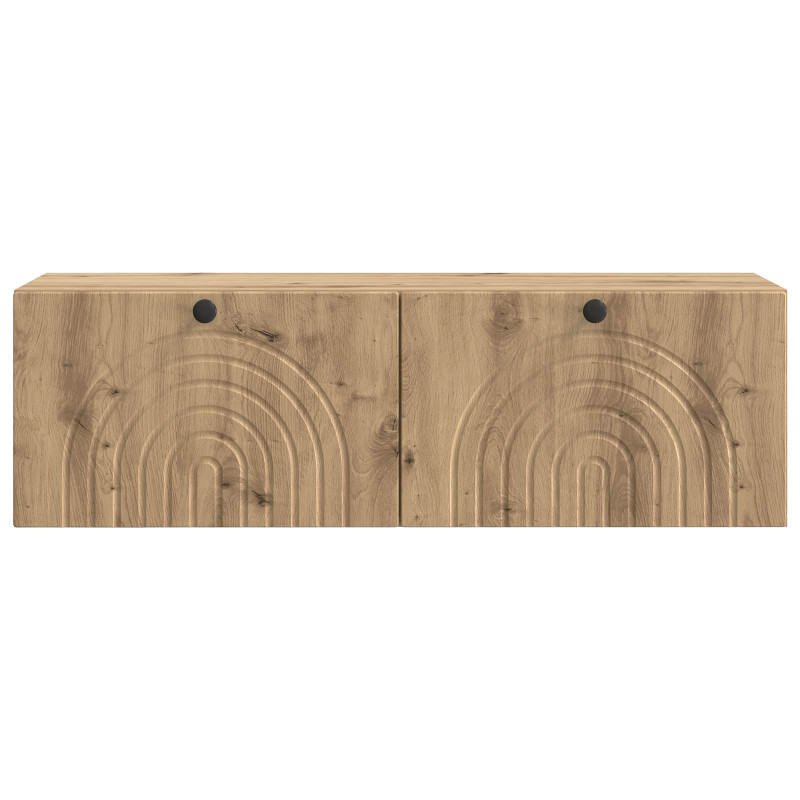 Szafka RTV montowana na ścianie Dąb artisan 98 x 31 x 30 cm