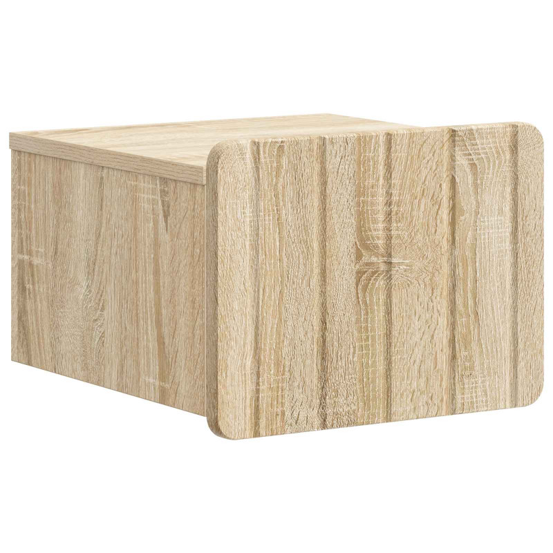 Wisząca Szafka Nocna 2 pcs dąb Sonoma 33 x 34,5 x 24 cm