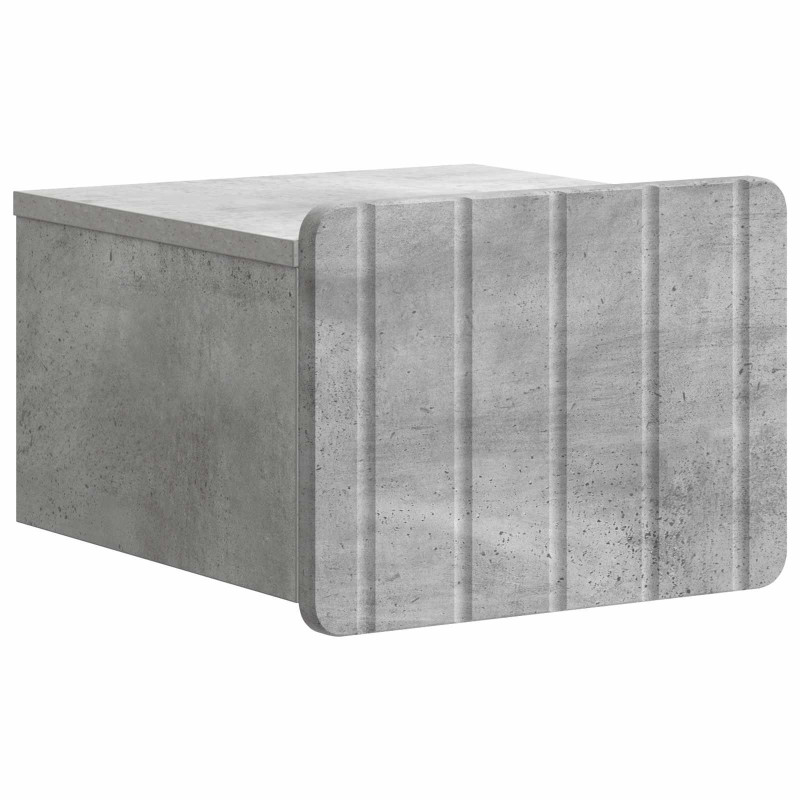 Wisząca Szafka Nocna Betonowy szary 33 x 34,5 x 24 cm