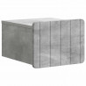 Wisząca Szafka Nocna Betonowy szary 33 x 34,5 x 24 cm