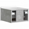 Wisząca Szafka Nocna Betonowy szary 33 x 34,5 x 24 cm