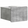 Wisząca Szafka Nocna 2 pcs Betonowy szary 33 x 34,5 x 24 cm