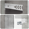 Wisząca Szafka Nocna 2 pcs Betonowy szary 33 x 34,5 x 24 cm
