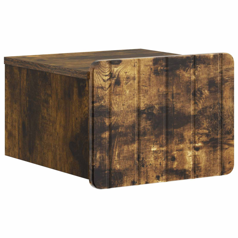 Wisząca Szafka Nocna 2 pcs Dąb wędzony 33 x 34,5 x 24 cm