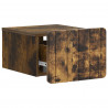 Wisząca Szafka Nocna 2 pcs Dąb wędzony 33 x 34,5 x 24 cm