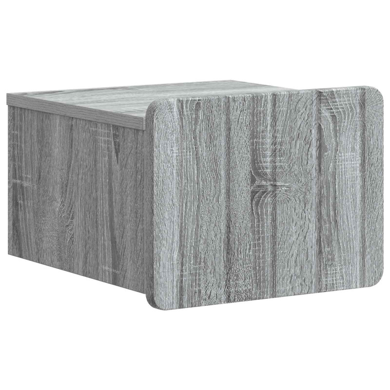 Wisząca Szafka Nocna 2 pcs Szary Sonoma 33 x 34,5 x 24 cm