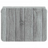 Wisząca Szafka Nocna 2 pcs Szary Sonoma 33 x 34,5 x 24 cm