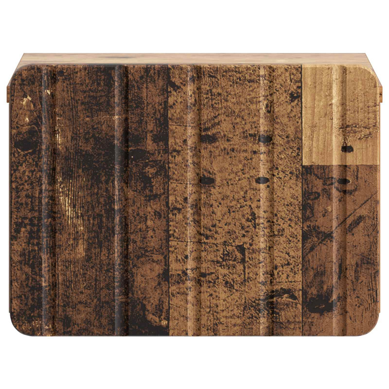 Wisząca Szafka Nocna z szufladą Stare drewno 33 x 34,5 x 24 cm