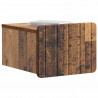 Wisząca Szafka Nocna 2 pcs Stare drewno 33 x 34,5 x 24 cm