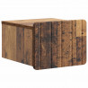 Wisząca Szafka Nocna 2 pcs Stare drewno 33 x 34,5 x 24 cm