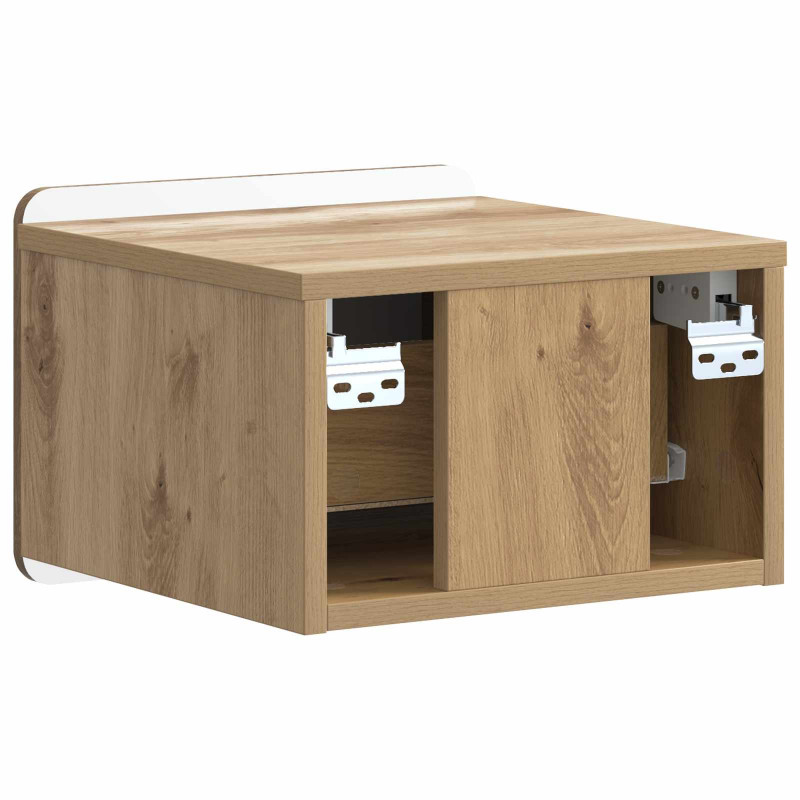Wisząca Szafka Nocna 2 pcs Dąb artisan 33 x 34,5 x 24 cm