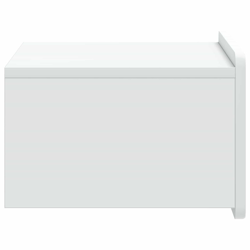 Wisząca Szafka Nocna z szufladą 2 pcs Biały 49 x 34,5 x 24 cm