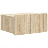 Wisząca Szafka Nocna 2 pcs dąb Sonoma 49 x 34,5 x 24 cm