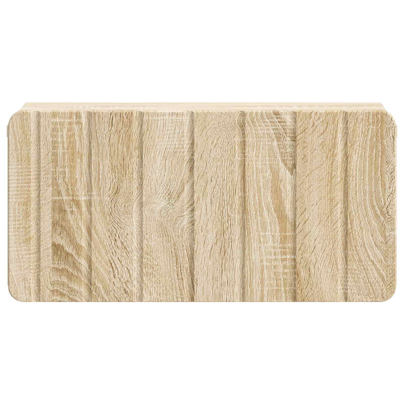 Wisząca Szafka Nocna 2 pcs dąb Sonoma 49 x 34,5 x 24 cm